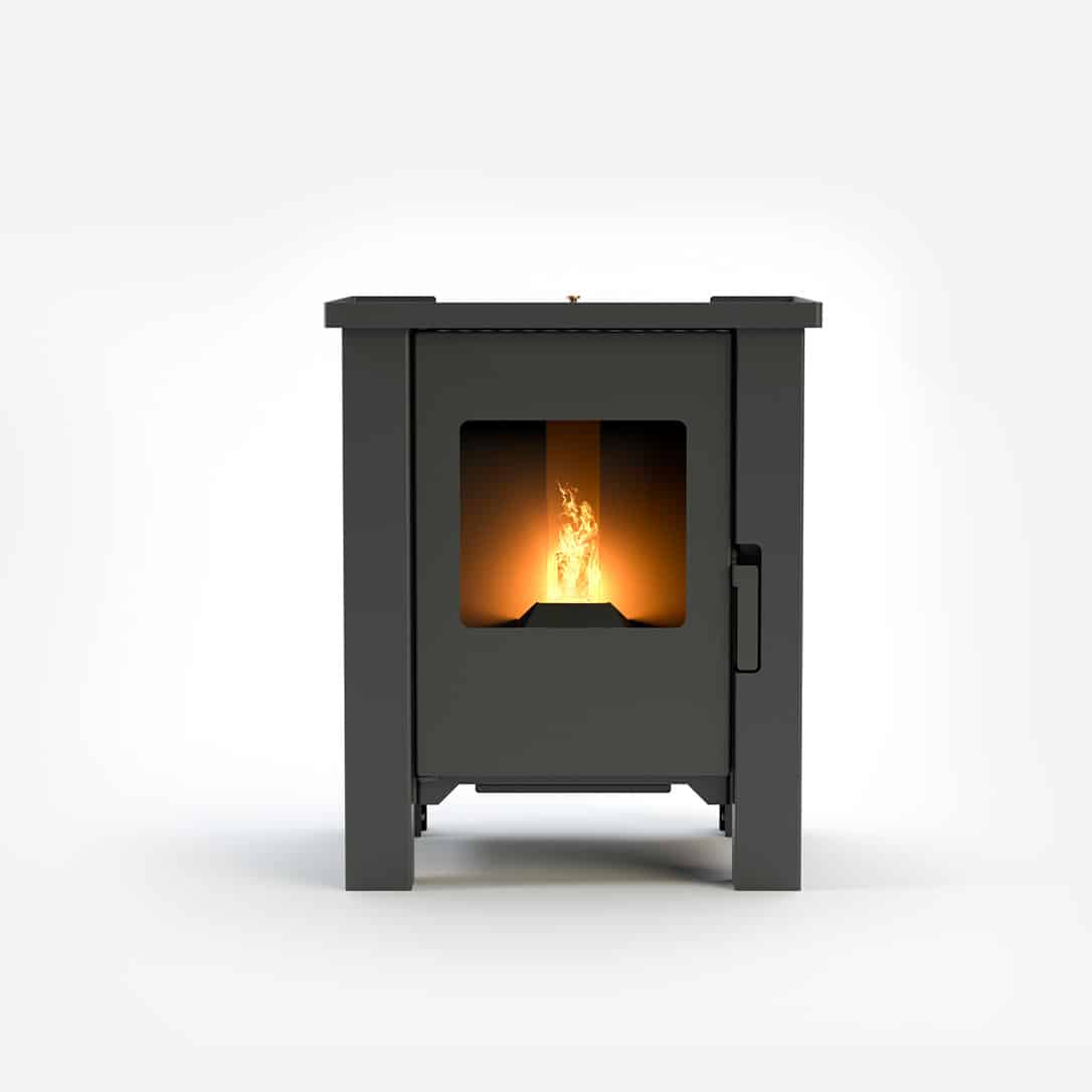 taal Overgave Isolator Pelletkachel Duroflame Carré T3 - Duroflame